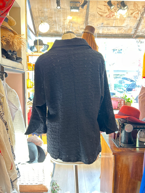 חולצת כפתורים שחורה by Zara - Size M