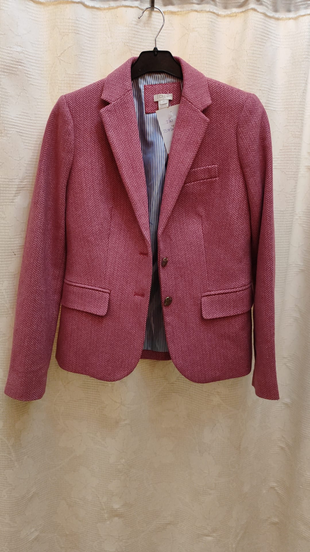  J.Crew Pink Blazer by J.Crew - Size EU 40